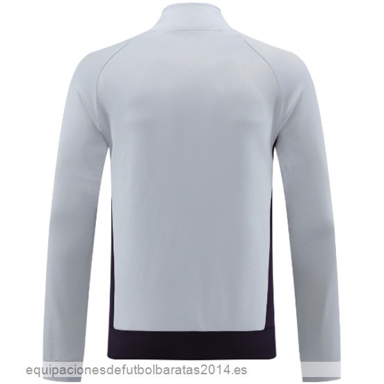 Nuevo Ropa Deportiva Con Cremallera Larga Bayern Munich 24/25 Gris Purpura Baratas